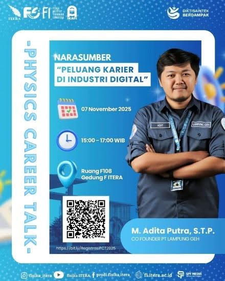 Physics Career Talk 2025 – Peluang Karier di Industri Digital