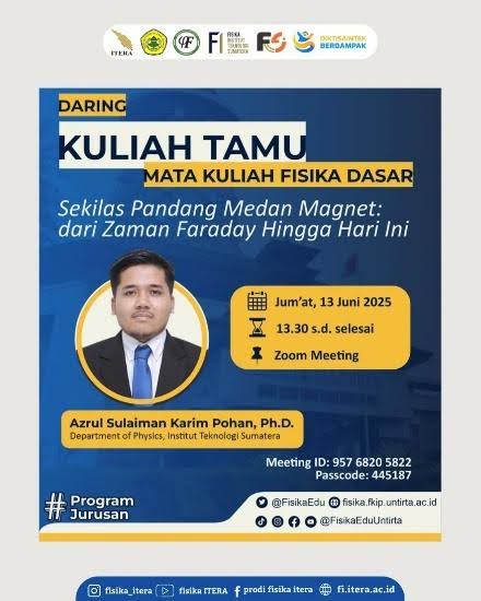 Kuliah Tamu Fisika Dasar – Sekilas Pandang Medan Magnet