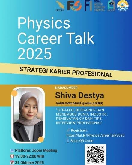 Physics Career Talk 2025 – Strategi Karier Profesional