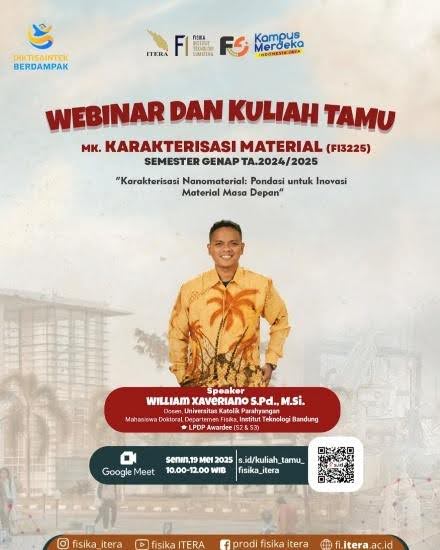 Kuliah Tamu – Karakterisasi Nanomaterial: Pondasi untuk Inovasi Material Masa Depan